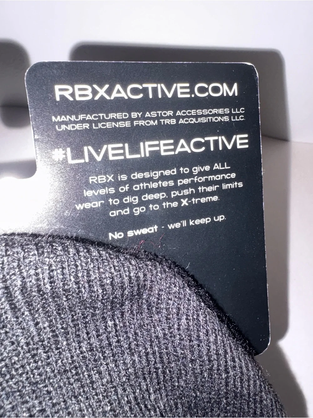 RBX Boys 3-Pack Cuffed Knit Beanies | Gray & Black | NWT